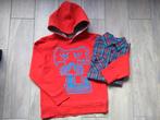 ★ M128/134 - Set Trui en hemd, Enfants & Bébés, Vêtements enfant | Taille 128, Garçon, Enlèvement ou Envoi, Pull ou Veste, Comme neuf
