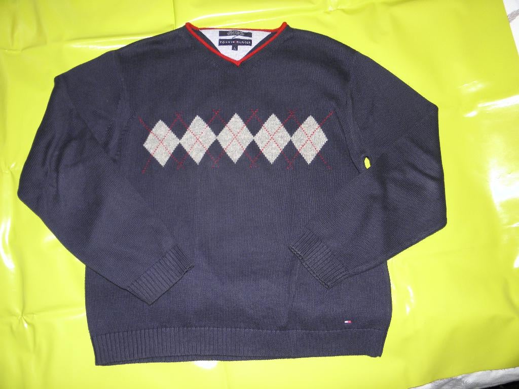 Tommy Hilfiger v-trui Large, Kleding | Heren, Verzenden, Gedragen, Maat 52/54 (L), Overige kleuren