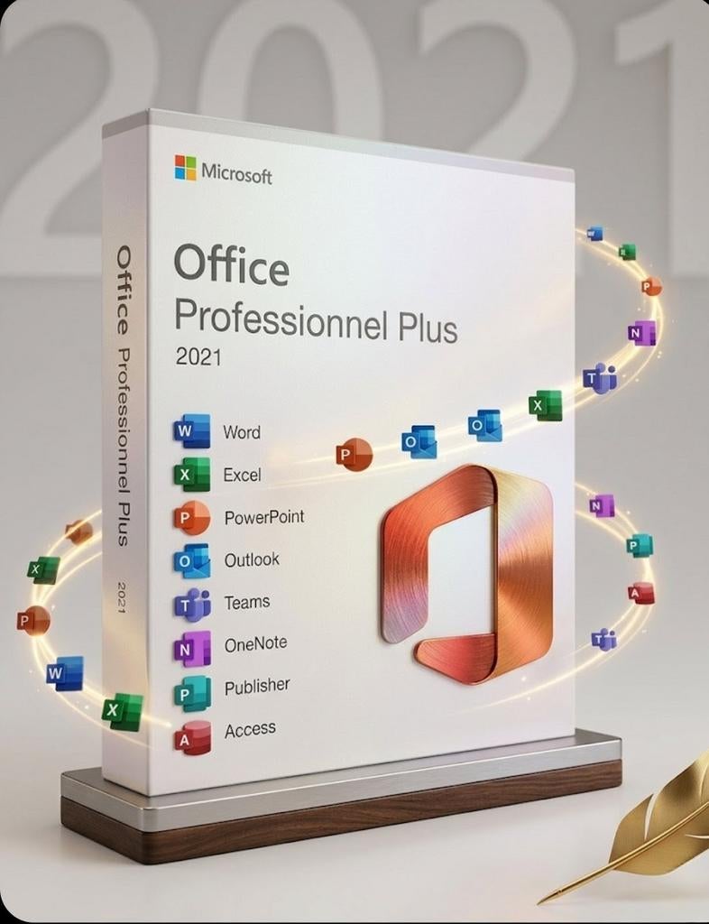 Microsoft Office 2021 Pro Plus - voor het leven., Computers en Software, Office-software, Word, Windows