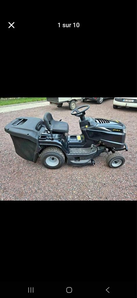 Tracteur tondeuse Alpina neuf!, Enlèvement, Bac de ramassage