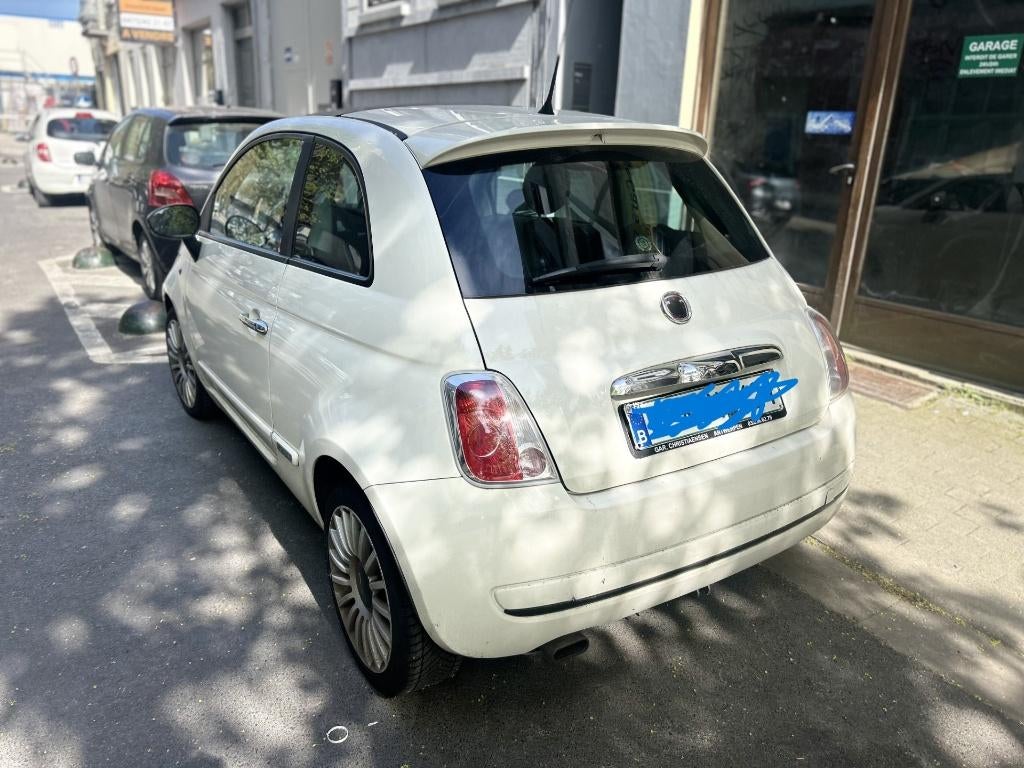 voiture fiat 500, Automaat, 4 zetels, Stof, Zwart