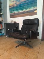 Fauteuil en cuir vintage, Maison & Meubles, Enlèvement, Cuir