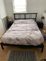 Bed, Ophalen, Gebruikt, Zwart, 140 cm