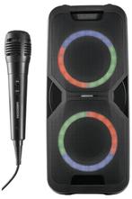 Medion sound system met microfoon voor ook karaoke, Enlèvement, Comme neuf, Ensemble complet