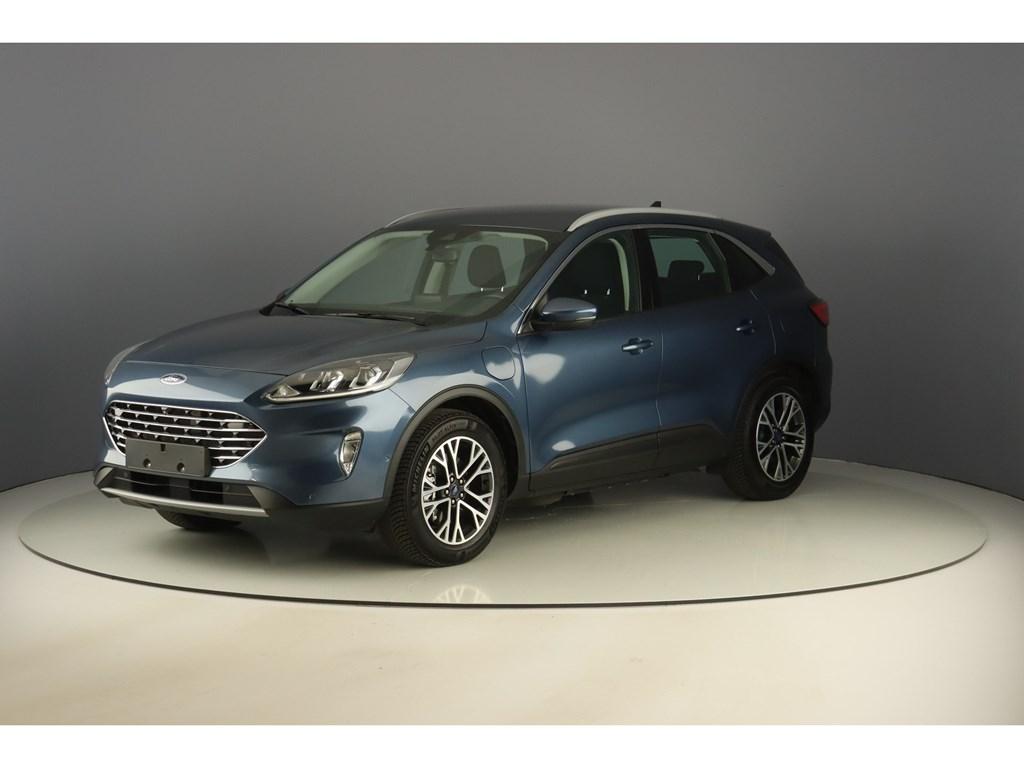 Ford Kuga 2.5i PHEV 224pk Titanium Pack Drive Assist, Automaat, Blauw, Parkeersensor, 5 zetels