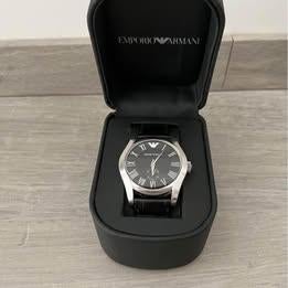 Montre Armani, Bijoux, Sacs & Beauté, Montres | Hommes, Montre-bracelet, Autres marques, Cuir, Acier