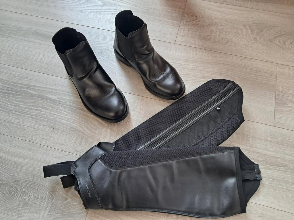 Bottines en mini Chaps, Dieren en Toebehoren, Paardrijkleding, Kinderen, Overige typen, Overige soorten, Ophalen of Verzenden