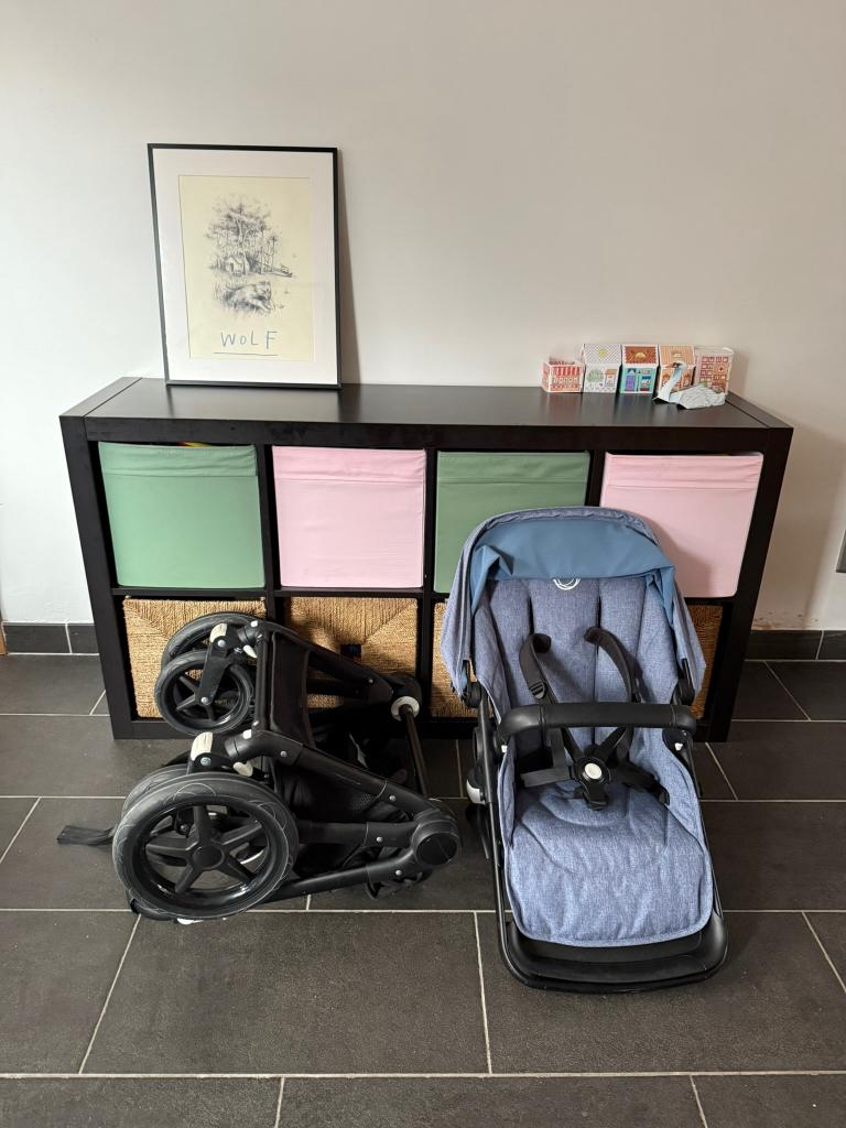 Bugaboo Fox 2 - 2 in 1 Kinderwagen met wieg en stoel, Ophalen, Bugaboo, Zo goed als nieuw, Combiwagen