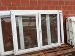 Tweedelig raam PVC (175 x 144 cm), Ophalen, Gevelraam of Ruit, 80 tot 120 cm, 120 tot 160 cm