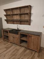 Keuken, Ophalen, Gebruikt, Hout, Enkelwandige keuken