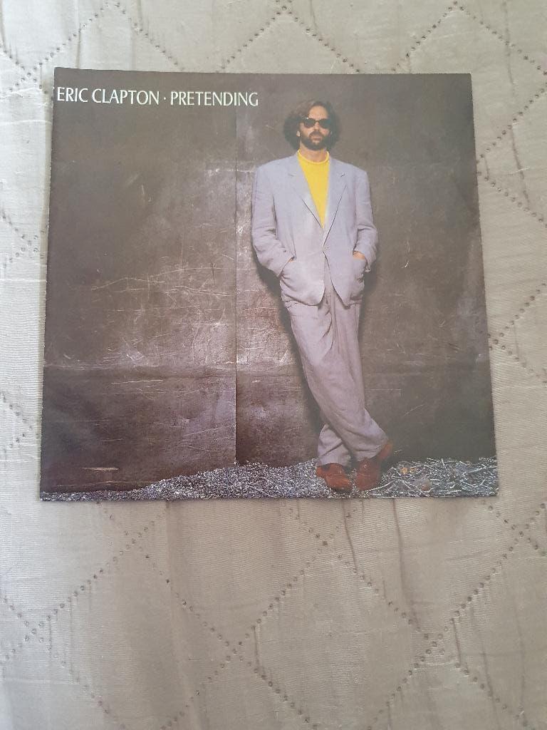 S - Eric Clapton – Pretending - 1989, CD & DVD, Vinyles Singles, Enlèvement ou Envoi, Comme neuf, 7 pouces, Jazz et Blues