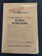 Unsolved moordmysterie spel - De sekte "De enige manier", Hobby en Vrije tijd, Denksport en Puzzels, Ophalen of Verzenden, Zo goed als nieuw
