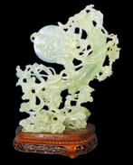 groot jade beeld Chinese geisha met wapen en schild, Enlèvement