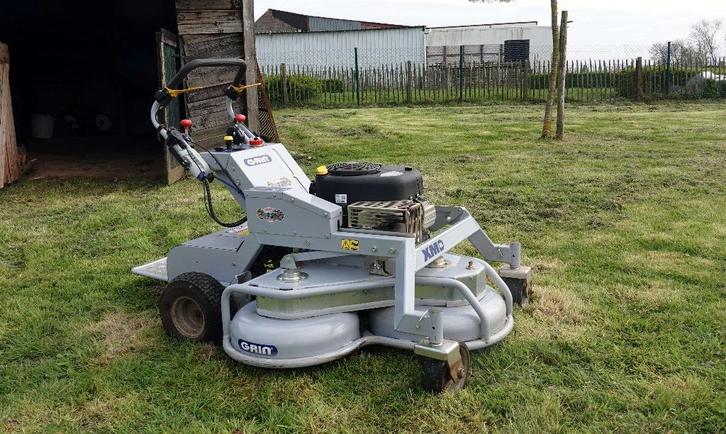 Frontmaaier Grin, Tuin en Terras, Grasmaaiers, Zo goed als nieuw, Benzine-grasmaaier, 50 cm of meer, Cirkelmaaier, Elektrische starter