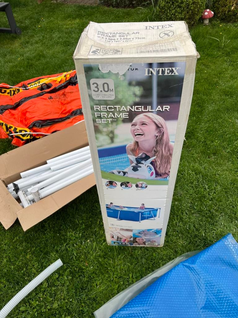 Intex Opzetzwembad - 300 x 200 x 75 cm, Ophalen, Gebruikt, Opzetzwembad, 200 tot 400 cm