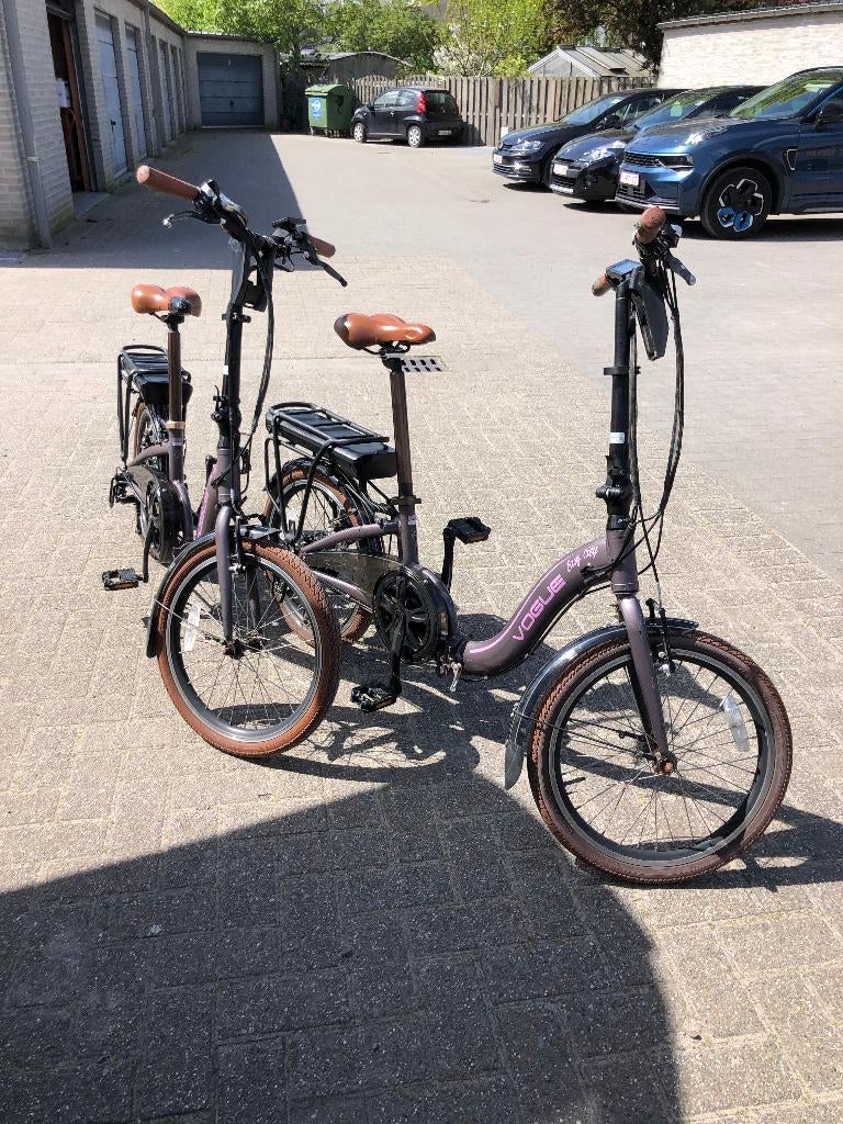 elektrische vouwfiets, Fietsen en Brommers, Fietsen | Vouwfietsen, Gebruikt, 14 tot 16 inch, Versnellingen, Deels opvouwbaar