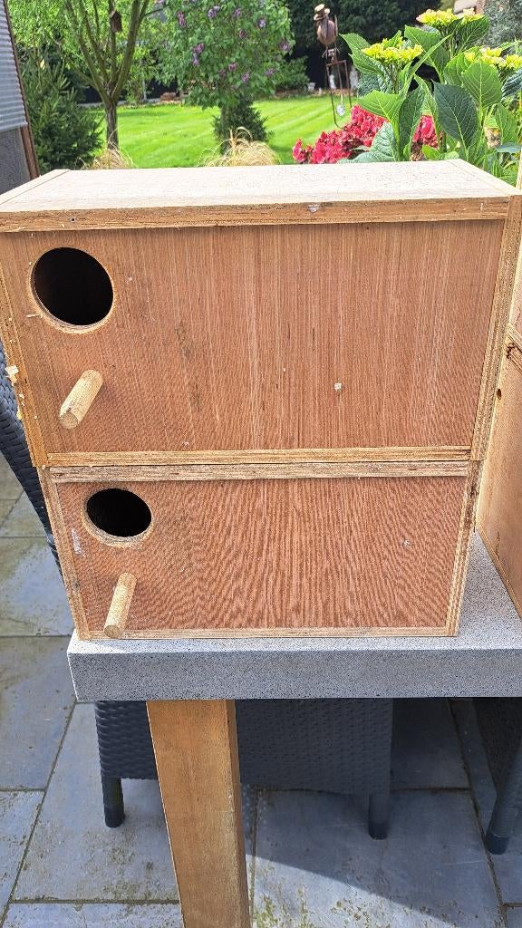 12 broedblokken 30 x 20 x20, Dieren en Toebehoren, Vogels | Hokken en Kooien, Ophalen, Zo goed als nieuw, Hout, Overige typen