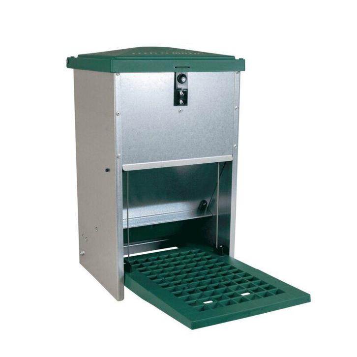 Feedomatic Automatische Voerbak 8kg, Dieren en Toebehoren, Pluimvee | Toebehoren, Nieuw, Kippenhok of Kippenren, Ophalen of Verzenden