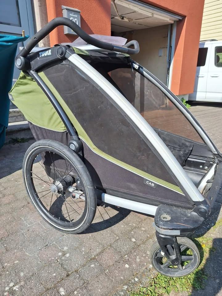 Thule Chariot Cab 2 – remorque vélo – accessoires complets, Fietsen en Brommers, Fietsaccessoires | Aanhangwagens en Karren, Gebruikt