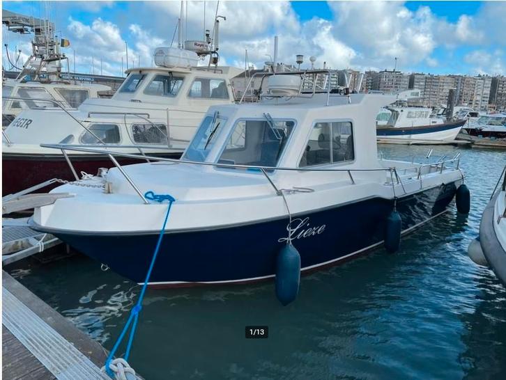 Boot Orka 800, Watersport en Boten, Vis- en Consoleboten, Gebruikt, 70 pk of meer, 6 meter of meer, Diesel, Binnenboordmotor, Polyester