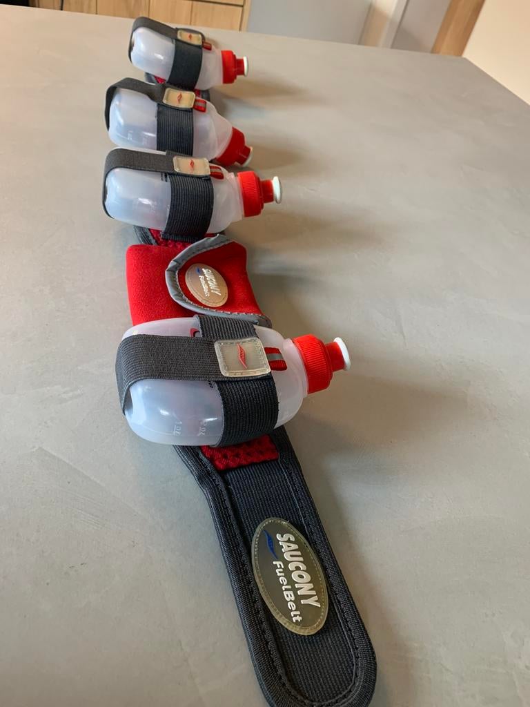 Saucony FuelBelt - Running belt - hydratation drinkfles, Ophalen of Verzenden, Zo goed als nieuw