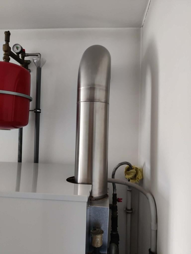 Cheminiée inox, Ophalen, Gebruikt, Afzuiger