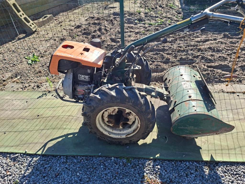 Découpeuse à essence Goldoni avec charrue et haltères, Enlèvement