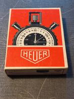 Rare Chronomètre Vintage Heuer 403.202 avec Boîte, Enlèvement ou Envoi, Comme neuf, Blanc, Android