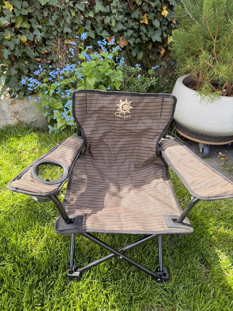 Plooibaar campingstoeltje voor kleine kindjes, Caravanes & Camping, Enlèvement, Comme neuf