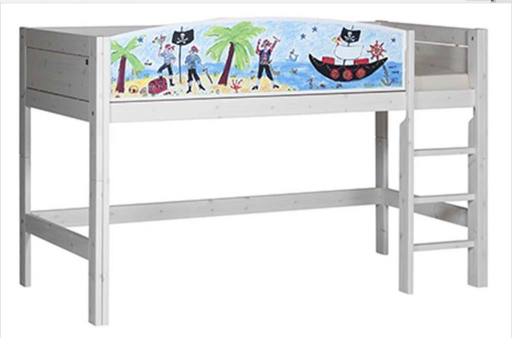 Halfhoogslaper - bed - LIFETIME, Ophalen, Gebruikt, Halfhoogslaper