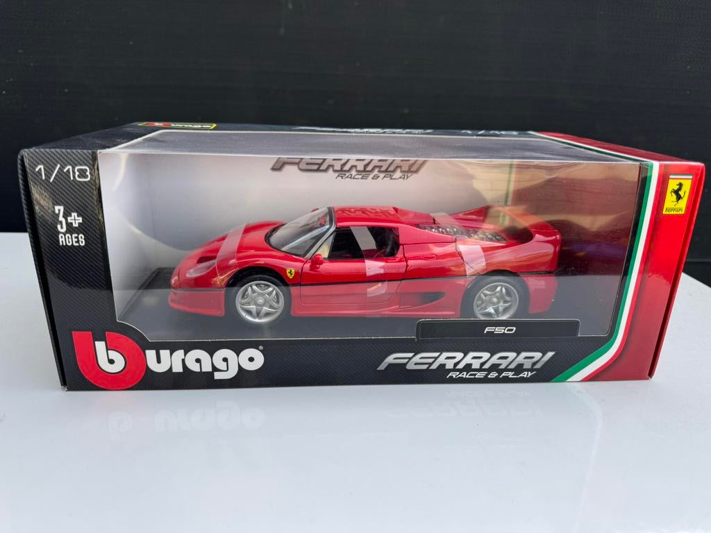 Ferrari F50 1:18, Ophalen, Nieuw, Auto, Burago