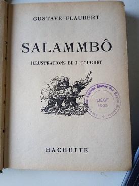 1936 Salammbô G Flaubert illust Touchet, Enlèvement ou Envoi, G Flaubert