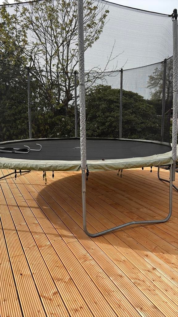 Trampoline 4m gratis, Kinderen en Baby's, Speelgoed | Buiten | Trampolines, Ophalen, Gebruikt