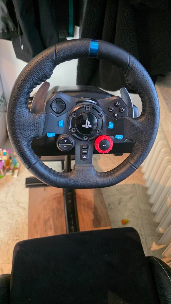 Logitech G29 stuurwiel met pedalen zonder stoel, Games en Spelcomputers, Ophalen, PlayStation 3