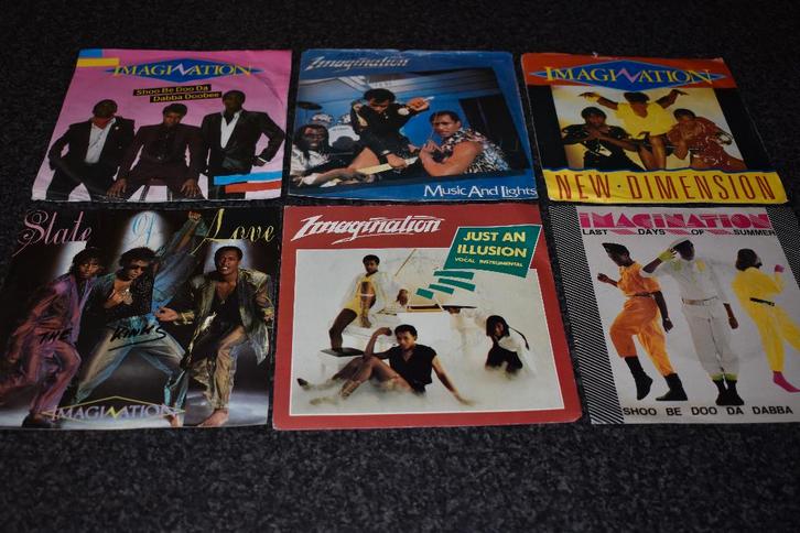 45t's van de discogroep IMAGINATION, CD & DVD, Vinyles | Dance & House, Comme neuf, Disco, Autres formats, Enlèvement ou Envoi