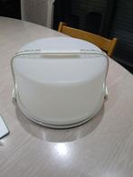 Taartbewaardoos Tupperware, Maison & Meubles, Cuisine| Tupperware, Enlèvement, Utilisé, Blanc, Autres types