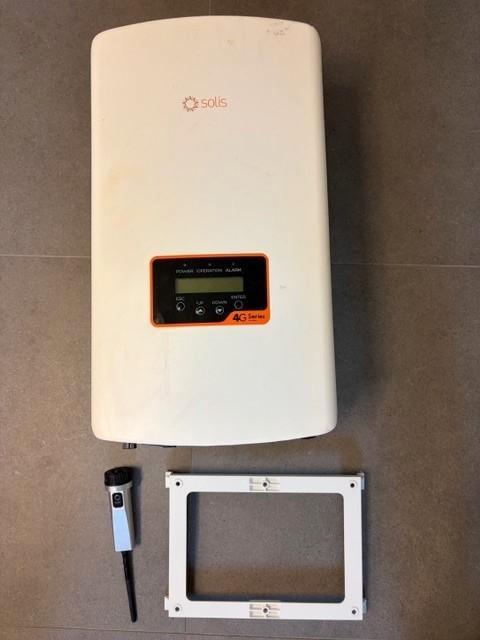 Omvormer Solis 4G 3fase 6KW met wifi dongle, Doe-het-zelf en Bouw, Zonnepanelen en Toebehoren, Gebruikt, Overige typen, Ophalen
