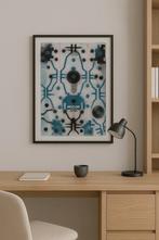 Lot — Série hybride pictographique | 8 tableaux + 1, Antiquités & Art, Enlèvement ou Envoi