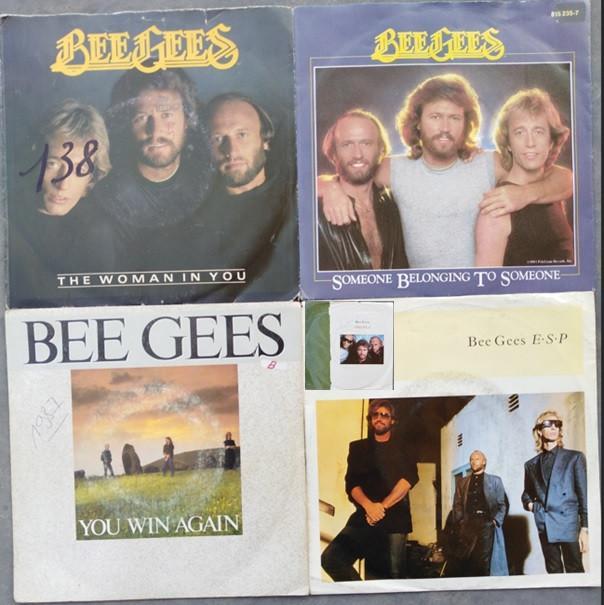 The Bee Gees - PAKKET!, CD & DVD, Vinyles Singles, Comme neuf, Single, Pop, 7 pouces, Enlèvement ou Envoi