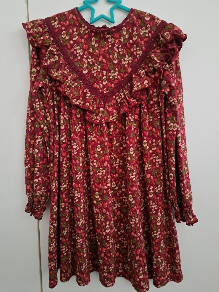 Meisjesjurk maat 122 katoen, Ophalen, Meisje, Zo goed als nieuw, Jurk of Rok