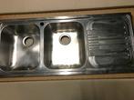 Electrolux dubbele RVS spoelbak met 2 wasbakken – nieuw, Huis en Inrichting, Ophalen, Minder dan 50 cm, 100 tot 150 cm, Nieuw