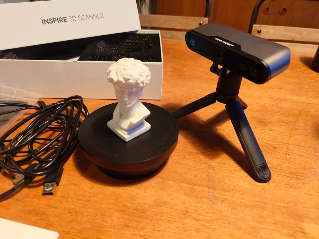 Revopoint Inspire 3D scanner, Ophalen