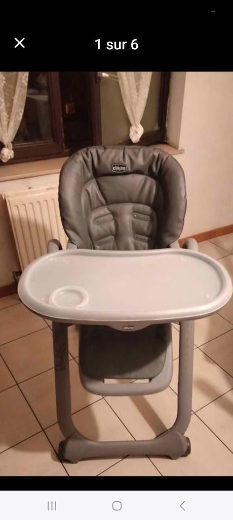 A vendre chaisse haute chicco etat impeccable, Enfants & Bébés, Chaises pour enfants, Enlèvement, Comme neuf, Chaise évolutive