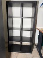 Kallax ikea kast zwartbruin 4x2 - 6maand oud, Ophalen, Zo goed als nieuw