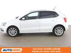 Volkswagen Polo 1.2 TSI Comfortline BlueMotion Tech, Auto's, Zwart, 109 g/km, Wit, Leder
