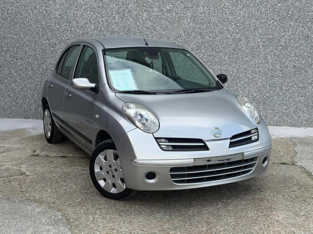 Nissan Micra 1.2 Essence AUTOMATIQUE feuille rose, Autos, Argent ou Gris, Achat, Entreprise, 5 portes
