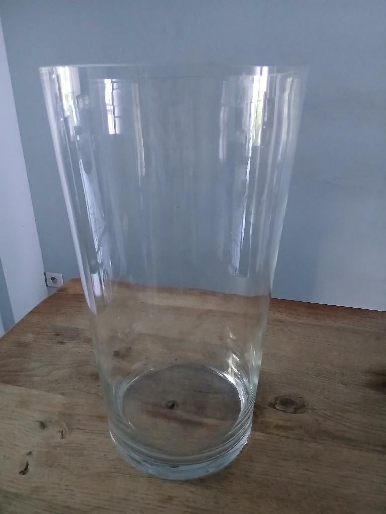 Grand vase en verre, Moins de 50 cm, Autres couleurs, Verre, Enlèvement