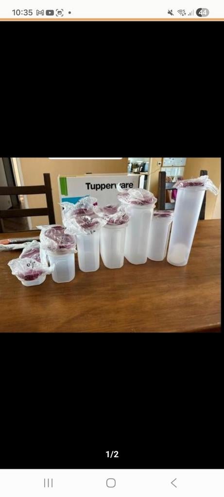 Nieuwe ruimtespaarders van tupperware+gratis verzending, Huis en Inrichting, Ophalen of Verzenden, Nieuw