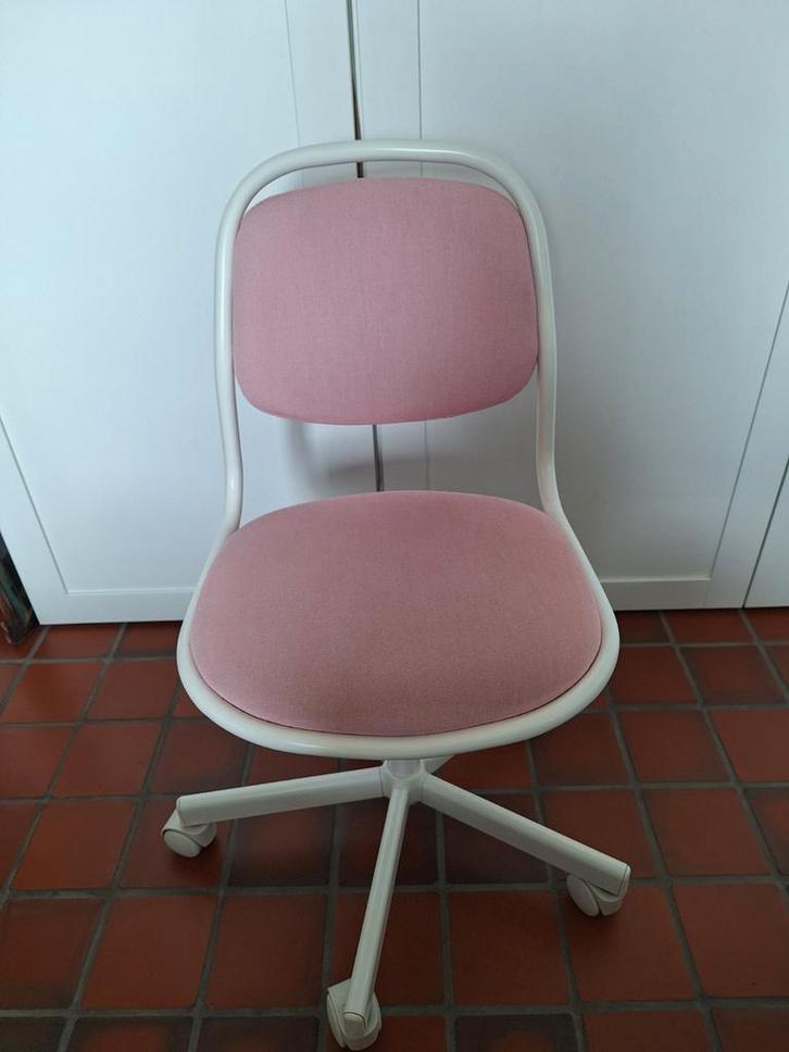 Orfjall roze kinderbureaustoel Ikea, Maison & Meubles, Chaises de bureau, Chaise de bureau, Rose, Enlèvement