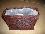 Stevige bloemen - / plantenmand in 't riet, Huis en Inrichting, Ophalen, Riet, Mand